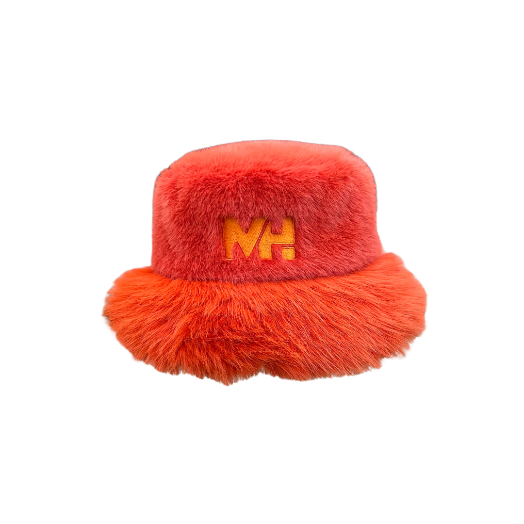 Kloud Fur Bucket - Tangerine