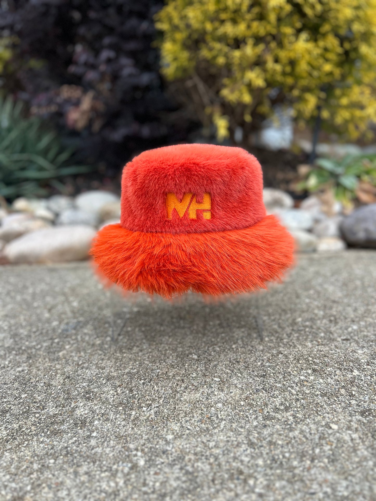 Kloud Fur Bucket - Tangerine