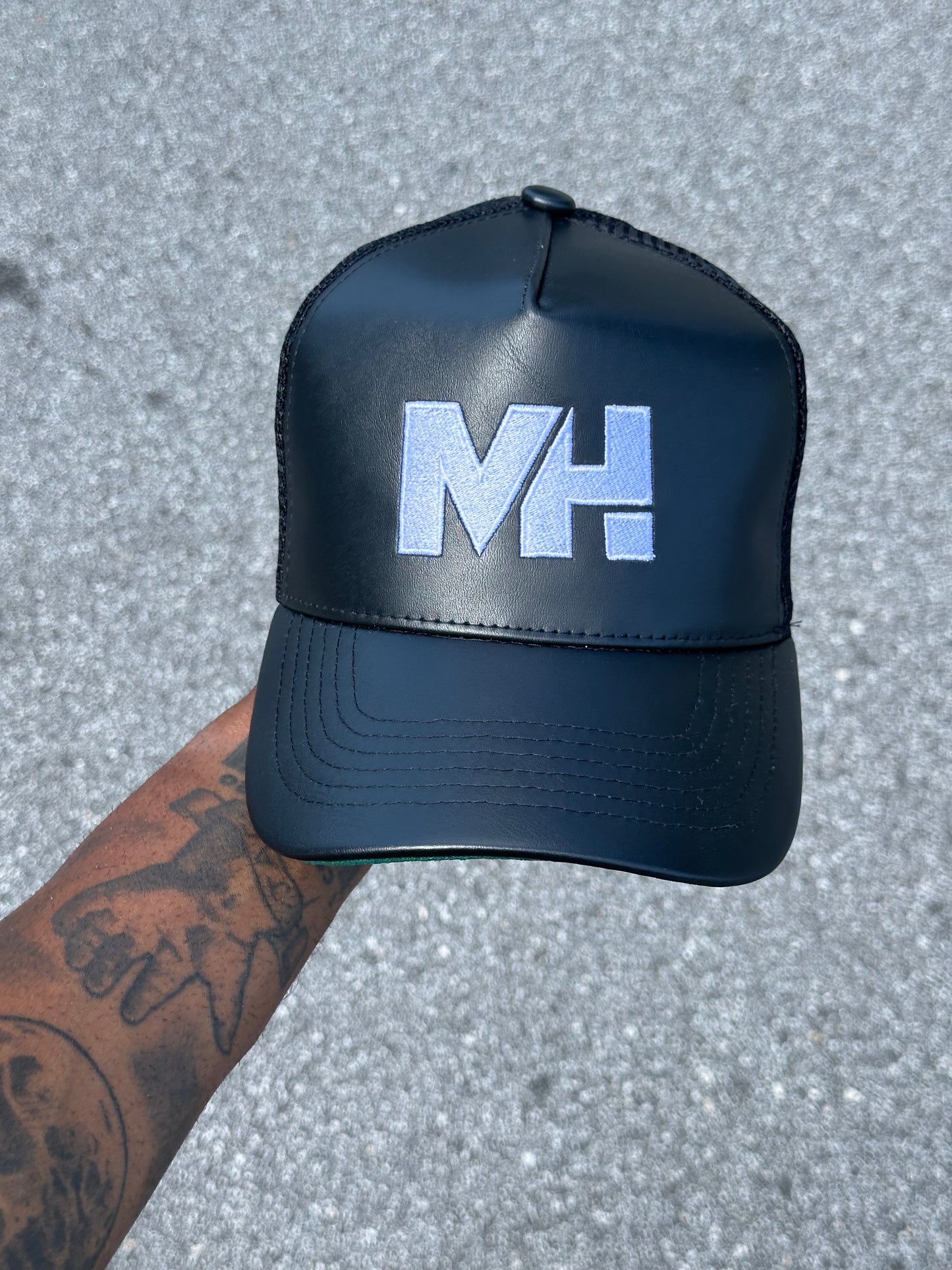 Premium Leather Trucker